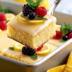 The Lemoniest Lemon Sheet Cake Recipe