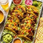 Crispy Baked Beef Tacos with Chipotle Crema Recipe