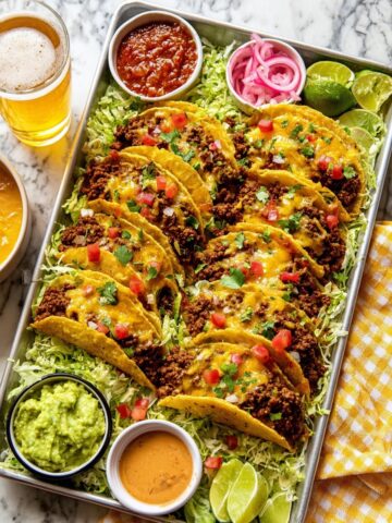 Crispy Baked Beef Tacos with Chipotle Crema Recipe