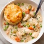 Stovetop Chicken Pot Pie Soup Recipe