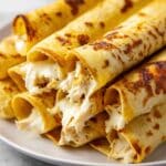 5-Ingredient Creamy Chicken Taquitos Recipe