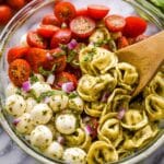 Easy Pesto Tortellini Pasta Salad Recipe