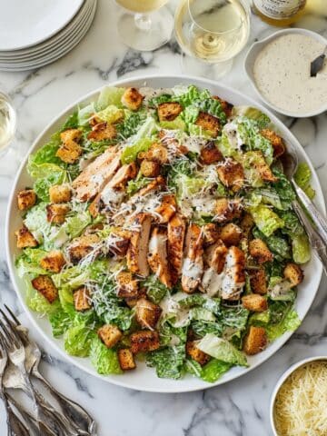 Best Chicken Caesar Salad with Homemade Croutons Recipe