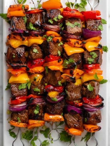 Fajita Steak Kabobs Recipe