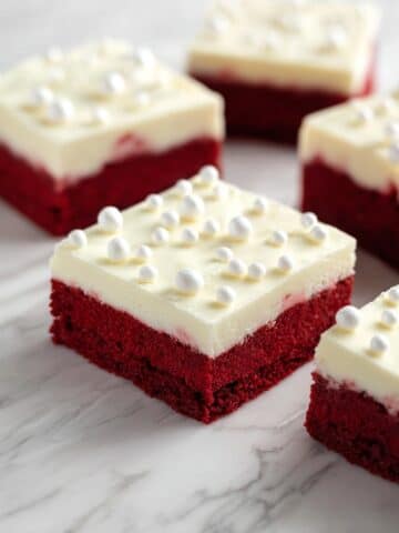 Red Velvet Cookie Bars with Cream Cheese Frosting Recipe