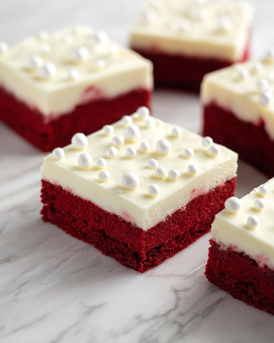 Red Velvet Cookie Bars with Cream Cheese Frosting - Irresistible & Easy