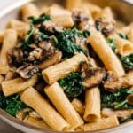 Spinach Mushroom Pasta Recipe