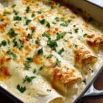 Creamy White Chicken Enchiladas Recipe