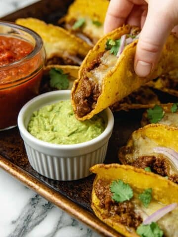 Crispy Ground Beef Tacos Recipe