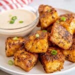 Cajun-Spiced Salmon Bites with Creamy Dipping Sauce Recipe