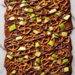 Caramel Apple Pretzel Bark Recipe