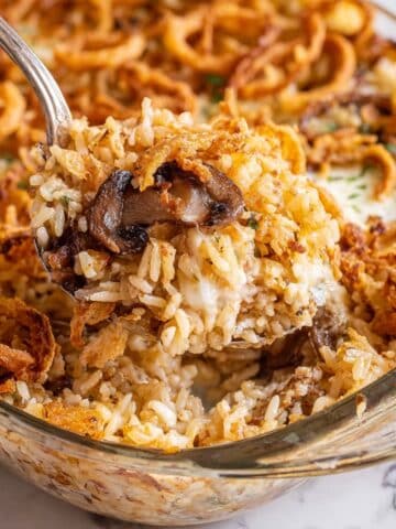 Beefy French Onion Baked Rice Casserole Recipe