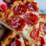 Homemade 12-Inch Pizza with Cheese and Pepperoni Recipe