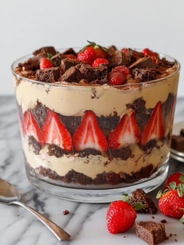 Strawberry Brownie Trifle Recipe