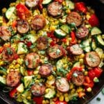 Sausage and Veggies Skillet—30-Minute One-Pan Meal Recipe