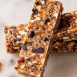 No-Bake Homemade Energy Bars with Oats and Dates Recipe