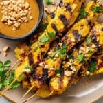 Chicken Satay with Peanut Sauce Recipe