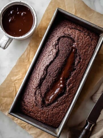 Brownie Bread with Milk Chocolate Ganache Recipe