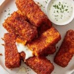 Crispy and Spicy Nashville Hot Mozzarella Sticks Recipe
