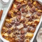 French Toast Casserole with Pecans and Maple Glaze Recipe