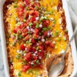 Cheesy Taco Bean Dip Recipe