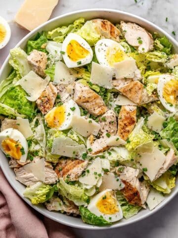 Low Carb Chicken Caesar Salad Recipe