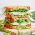 Goat Cheese Grilled Cheese with Pear and Arugula Recipe