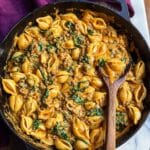 Creamy Beef and Shells (High Protein Pasta) Recipe