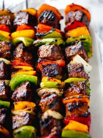 Grilled Steak Kebabs Recipe
