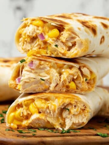 15 Minute Chicken Wraps Recipe