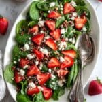 Strawberry Spinach Salad with Goat Cheese Recipe