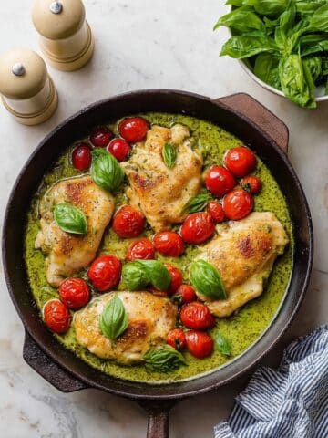 Creamy Pesto Chicken Recipe