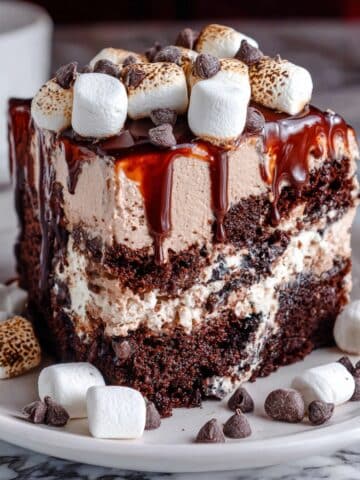 Hot Chocolate Poke Cake Recipe