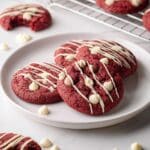 Red Velvet Cookies with White Chocolate Chips Recipe