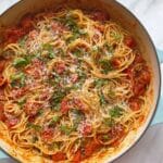 Rustic Tomato Basil Spaghetti Recipe