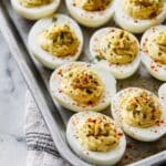 Classic Deviled Eggs with Mayonnaise and Pickle Relish Recipe