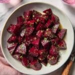 Roasted Beets with Mustard Vinaigrette Recipe