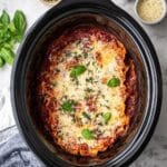 Effortless Crock Pot Lasagna with Jar Sauce Recipe