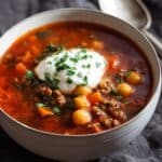 Chickpea Lamb Shawarma Soup Recipe